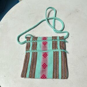 Woven Guatemalan crossbody bag